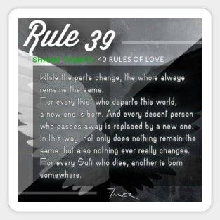 40 RULES OF LOVE - 39 Sticker